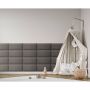 Veggpúði fyrir rúmgafl velvet 91 30x60 grár