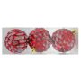 Jólakúlur Ø7 cm 3 stk rauðar