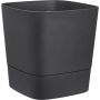 Útiblómapottur Greensense Aqua Care 29,5x29,5cm dökkgrár