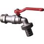 Krani með kúluloka ½"