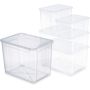 Plastkassi Clear box 70L XL