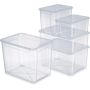 Plastkassi Clear box 31L M