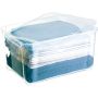 Plastkassi Clear box 47L L