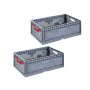 EURO plastkassi, sambrjótanlegur, 39L, 60x40x20cm