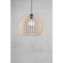 Hangandi ljós E27 Chino viður Ø40 cm