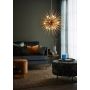 Hangandi ljós 12xE14 Soleil Ø72 cm gyllt