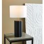 Borðlampi E14 Column 24x44 cm svartur