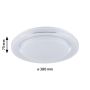 Loftljós LED Rainbow Paulmann hvítur króm hæð 38cm