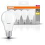 Ljósapera LED E27 2700K Osram 9W Ø60 mm 4 stk