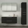 Handlaugarskápur 120cm Bath Deluxe Camden Svartur