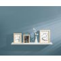 Hilla 800x90x30 mm Dolle Shelf+ Border hvít