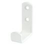 Veggkrókur 65x87x17x35mm Vormann hvítur