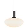 Hangandi ljós E27 Alton hvítt gler Ø35 cm