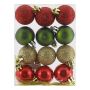 Jólakúlur Ø3 cm 12 stk