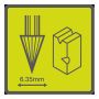 Fræsibiti Ø6,35 mm Ryobi RAR102
