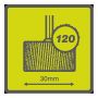 Sandpappírshjól 120 Ryobi RAR605