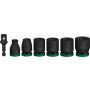 Toppar fyrir hersluvél 1/2" 13-24 mm 7stk