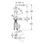 Eldhústæki Grohe Essence 30270 L burstað grafít