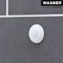 Hurðastoppari á vegg Wagner Ø40mm hvítur