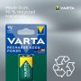 Rafhlaða 9V Varta hleðslurafhlaða 2mAh