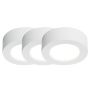 Innbyggður kastari LED Kitchenio 3x2W Ø6,4cm hvítir
