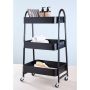 Hjólavagn með hillum 79x41x30cm