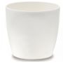Blómapottur Brussels Round Mini Ø13cm hvítur