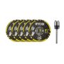 Skurðarskífu sett twist lock Ryobi RAR301-6 6 stk