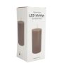 Kerti með timer LED Black:Cotton Ø7,5x15cm brúnt