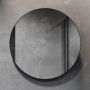 Spegill svartur rammi Svanholm Bogense  Ø80 cm