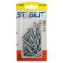 Múrtappi 5x25mm Stabilit 25stk með skrúfum