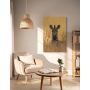 Hljóðvistarmynd sebrahestur 800x1220x20 mm InEx