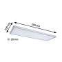 Loftljós LED 20W Atria 58x20cm RGBW