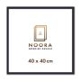 Myndarammi 40x40 cm Noora fura svartur