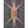 Veggljós LED Fold 15 kopar 21x14,8 cm
