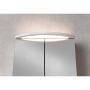 Speglaskápur LED Stella Camargue 60x70x15,5mm grár