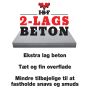 Hella með steinum 30x30x6cm IBF grá