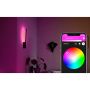 Veggljós LED Liane 12W Philips Hue WCA svart 56cm