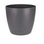Blómapottur Brussels Round Mini Ø7cm dökkgrár