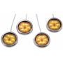 Skápaljós LED Lismore 0,7W 4 stk Ø6cm