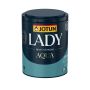 Baðherbergismálning Lady Aqua 680ml hvít mött