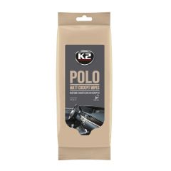 Mælaborðshreinsir K2 Polo 25 klútar matt