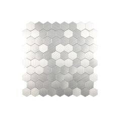 Mósaík Hexagon silver  30x30 cm