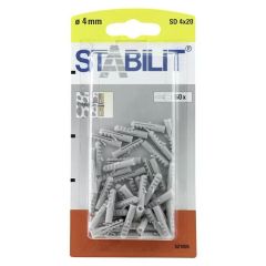 Múrtappi 4x20 mm Stabilit 50stk