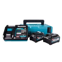 Hleðslutæki og rafhlöður 40V 2x4Ah Makita XGT BL4040+DC40RA