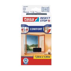 Skordýranet 130x130cm Tesa Insect Stop Comfort svart
