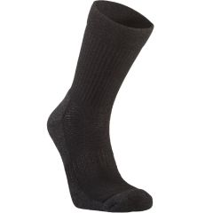 Sokkar 80% bómull 2 stk svartir 758B