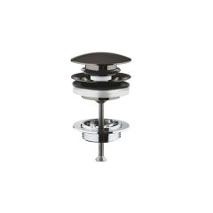Botnventill Grohe hard graphite push-up burstaður